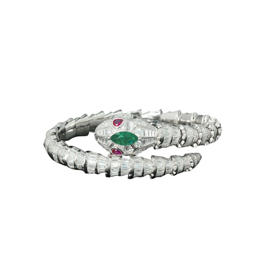Bracciale Serpente Smeraldo