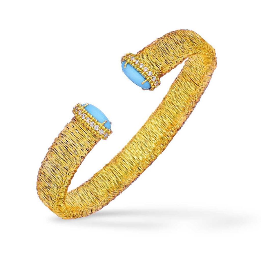 Bracciale Turchese e Oro